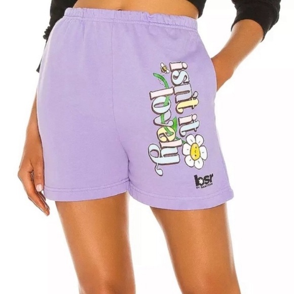 BSR By Samii Ryan Isn’t It Lovely Sweat Shorts - Picture 4 of 4